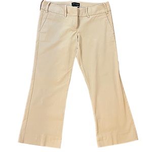 The Limited Light Beige Cropped Flare Capris